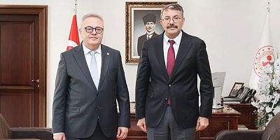 Uşak Mv Ali KARAOBA İçişleri Bakan Yardımcısı Ali Çelik'e Hayırlı Olsun Ziyareti