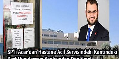 UŞAK’TA HASTANE KANTİNİNDE KART TARTIŞMASI