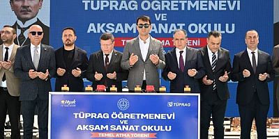 Uşak’ta Öğretmenevi Projesinde İlk Harç Döküldü