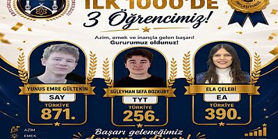 Uşak'ta YKS Başarısına Ertuğrul Gazi Damgası