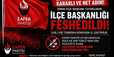 ZAFER PARTİSİNDEN KARARLI ADIM