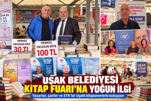 Uşaak Belediyesi Kitap Fuarı'na Yoğun İlgi