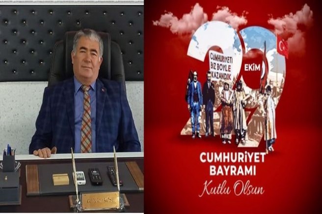 Uşak Esnaf Kefalet Kooperatifi Bşk Gültekin Köse Cumhuriyet Bayramı mesajı Yayınladı