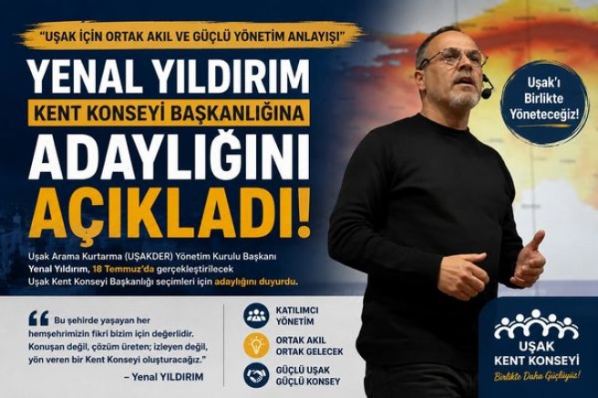 Uşak İçin Ortak Akıl Güçlü Yönetim  Kent  Konseyi Birlikte  Yöneteceğiz  
