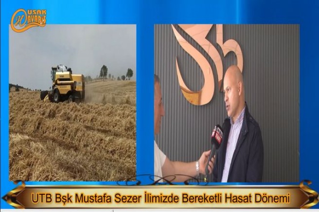 UTB Başkanı Mustafa Sezer Bereketli Bir Sezon Geçiriyoruz.